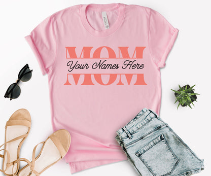 Custom Mom Shirts, Personalized Mothers Day Shirts, Mothers Day Shirt-newamarketing