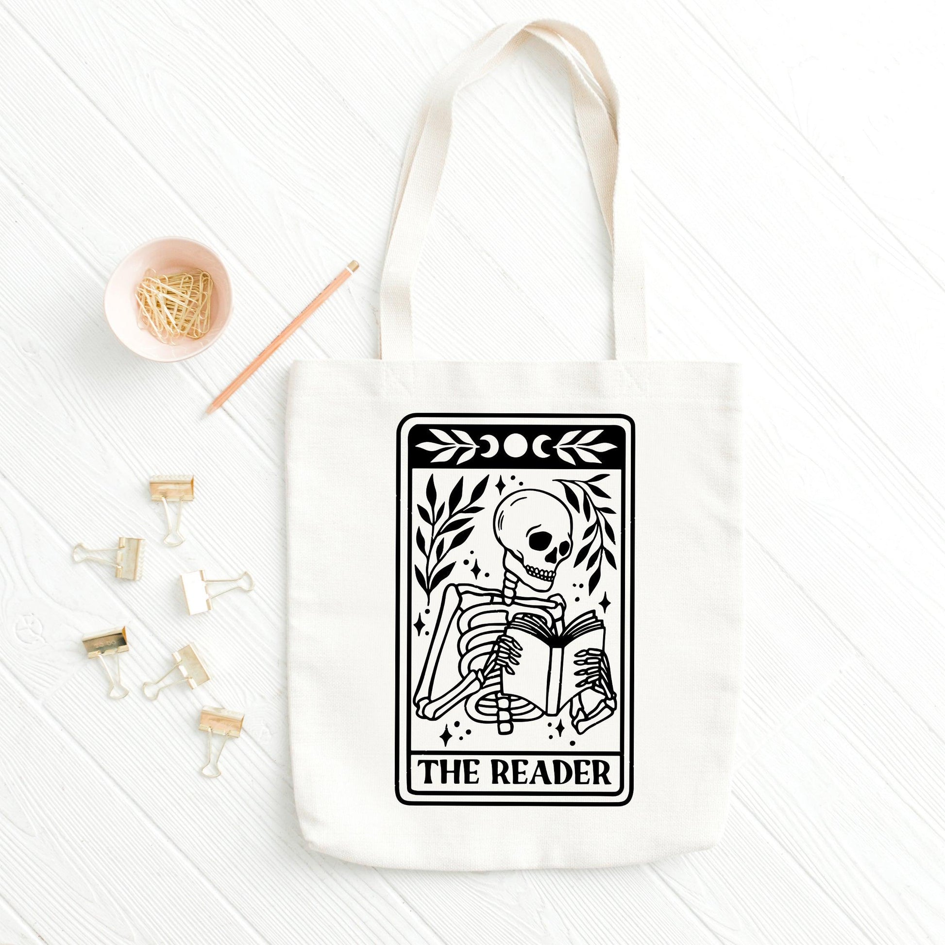 The Reader Tarot Card Tote Bag, Book Tote - newamarketing