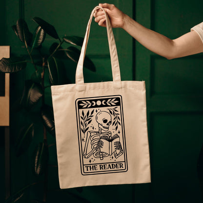 The Reader Tarot Card Tote Bag, Book Tote - newamarketing