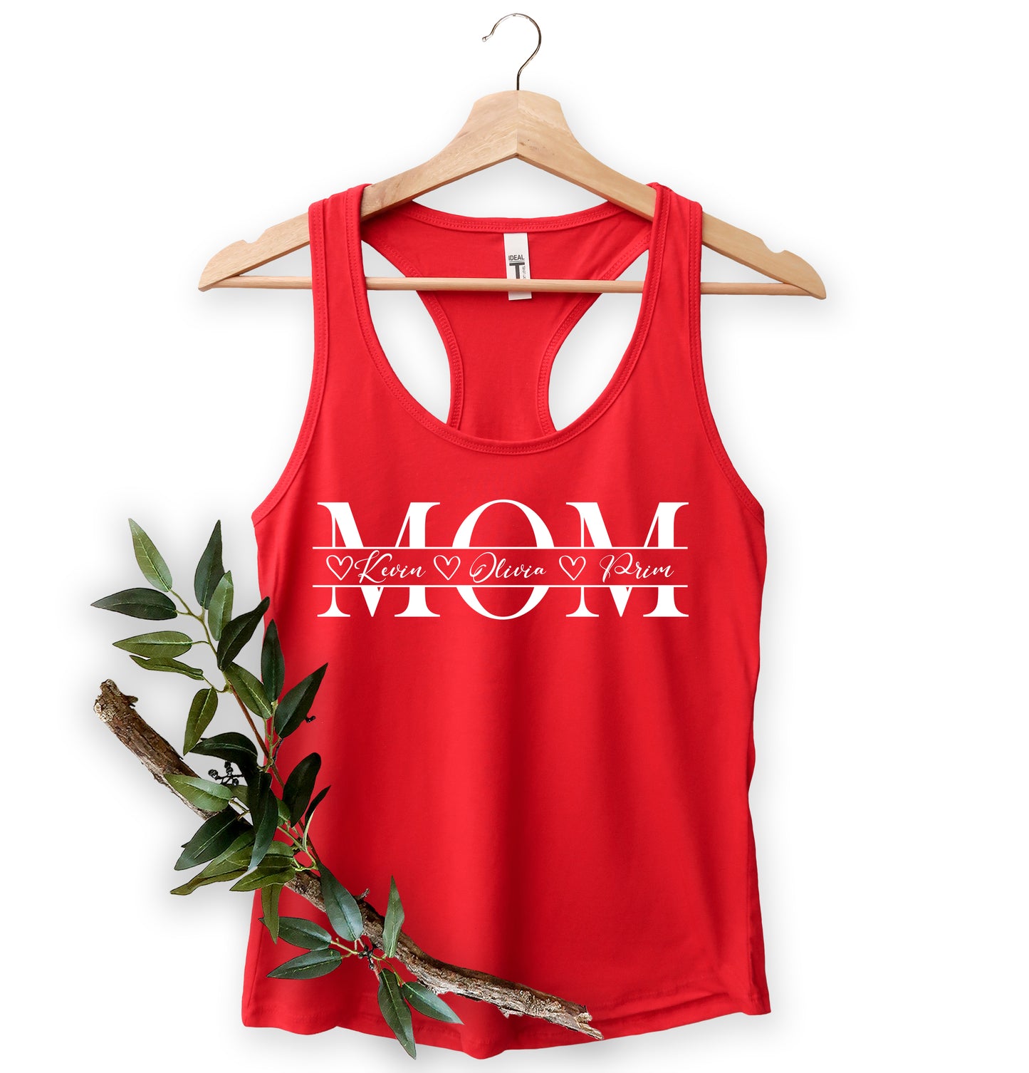 Mama Shirt with Kids Names, Personalized Mom Shirt, Names Mom Shirt-newamarketing