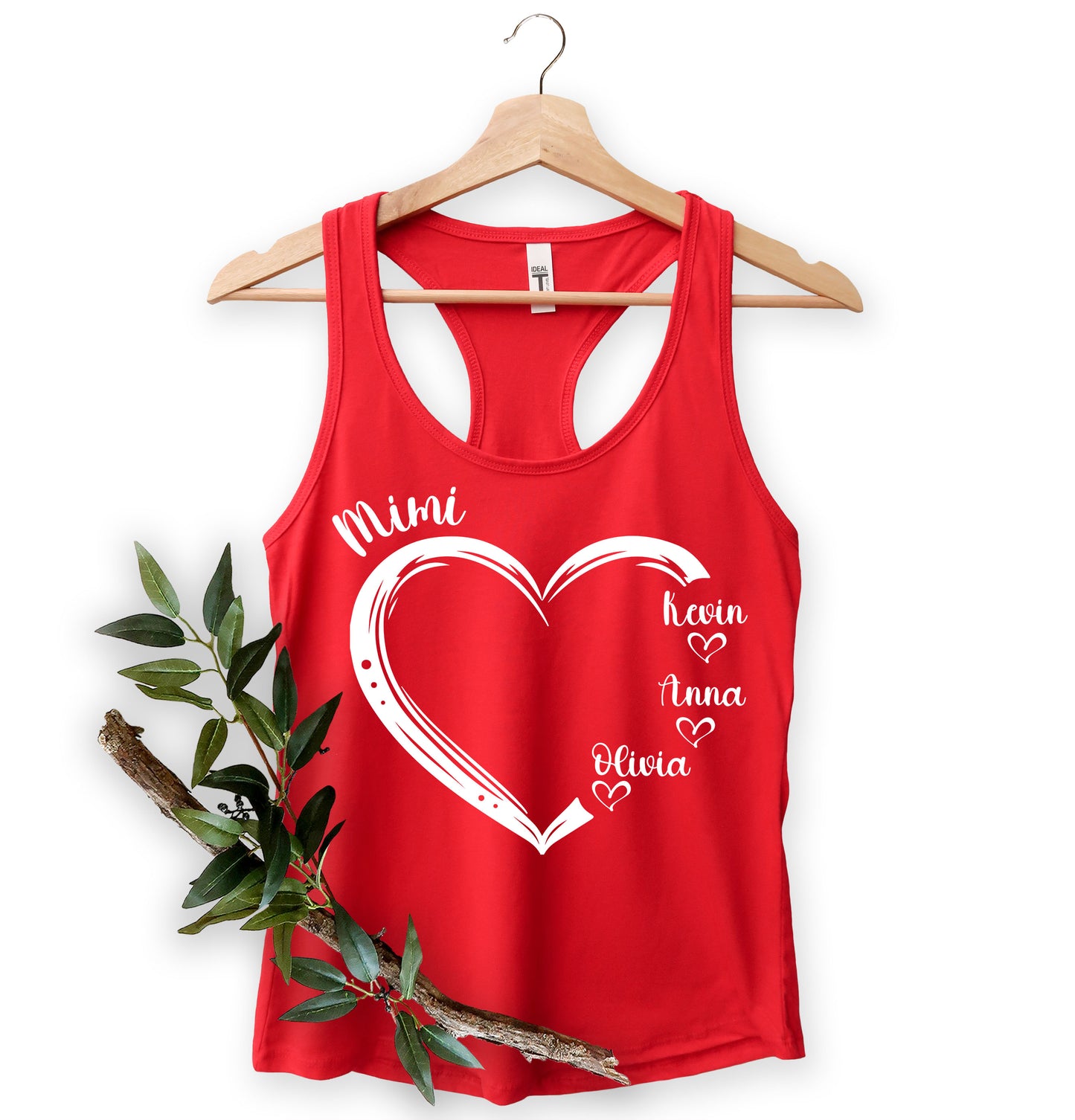 Custom Mimi Shirt, Mimi Heart Shirt, Custom Mother's Day Shirt-newamarketing