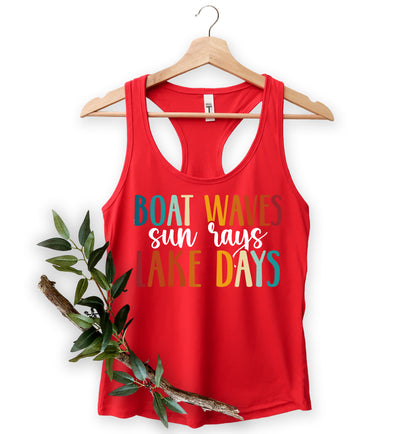 Boat Waves Sun Rays Lake Days Shirt, Lake Shirt, Boat Waves Shirt-newamarketing