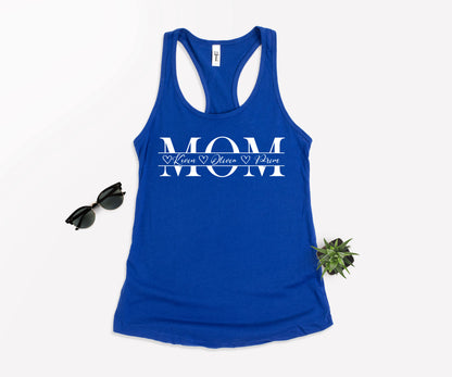 Mama Shirt with Kids Names, Personalized Mom Shirt, Names Mom Shirt-newamarketing