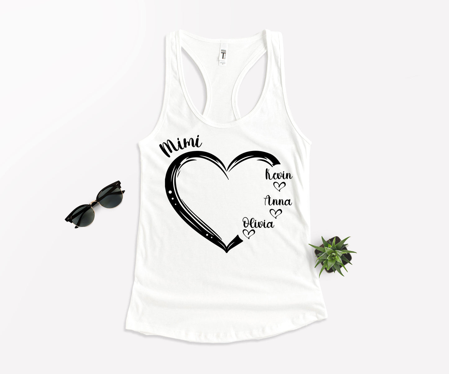 Custom Mimi Shirt, Mimi Heart Shirt, Custom Mother's Day Shirt-newamarketing