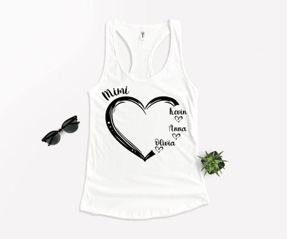 Custom Mimi Shirt, Mimi Heart Shirt, Custom Mother's Day Shirt-newamarketing