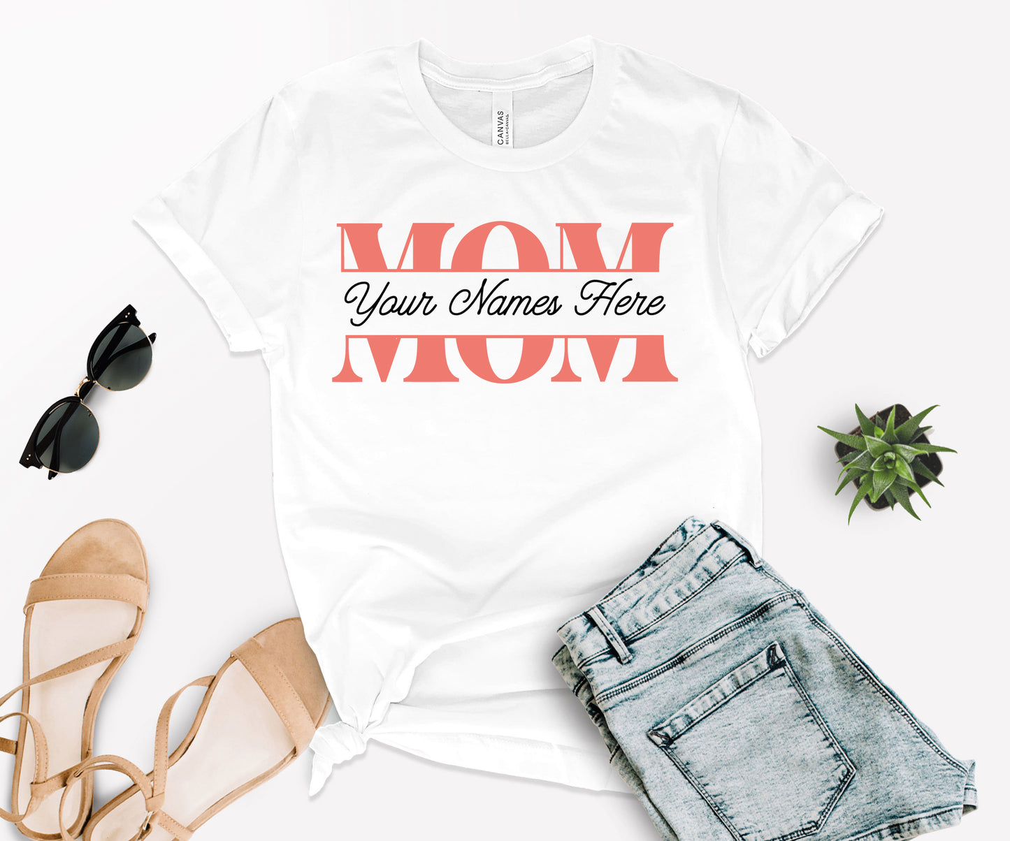 Custom Mom Shirts, Personalized Mothers Day Shirts, Mothers Day Shirt-newamarketing