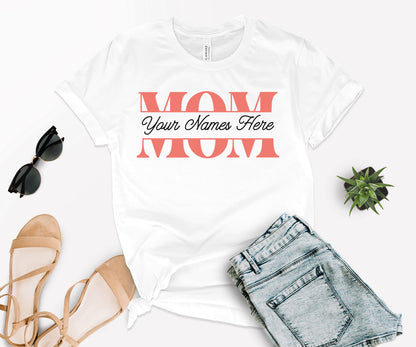 Custom Mom Shirts, Personalized Mothers Day Shirts, Mothers Day Shirt-newamarketing