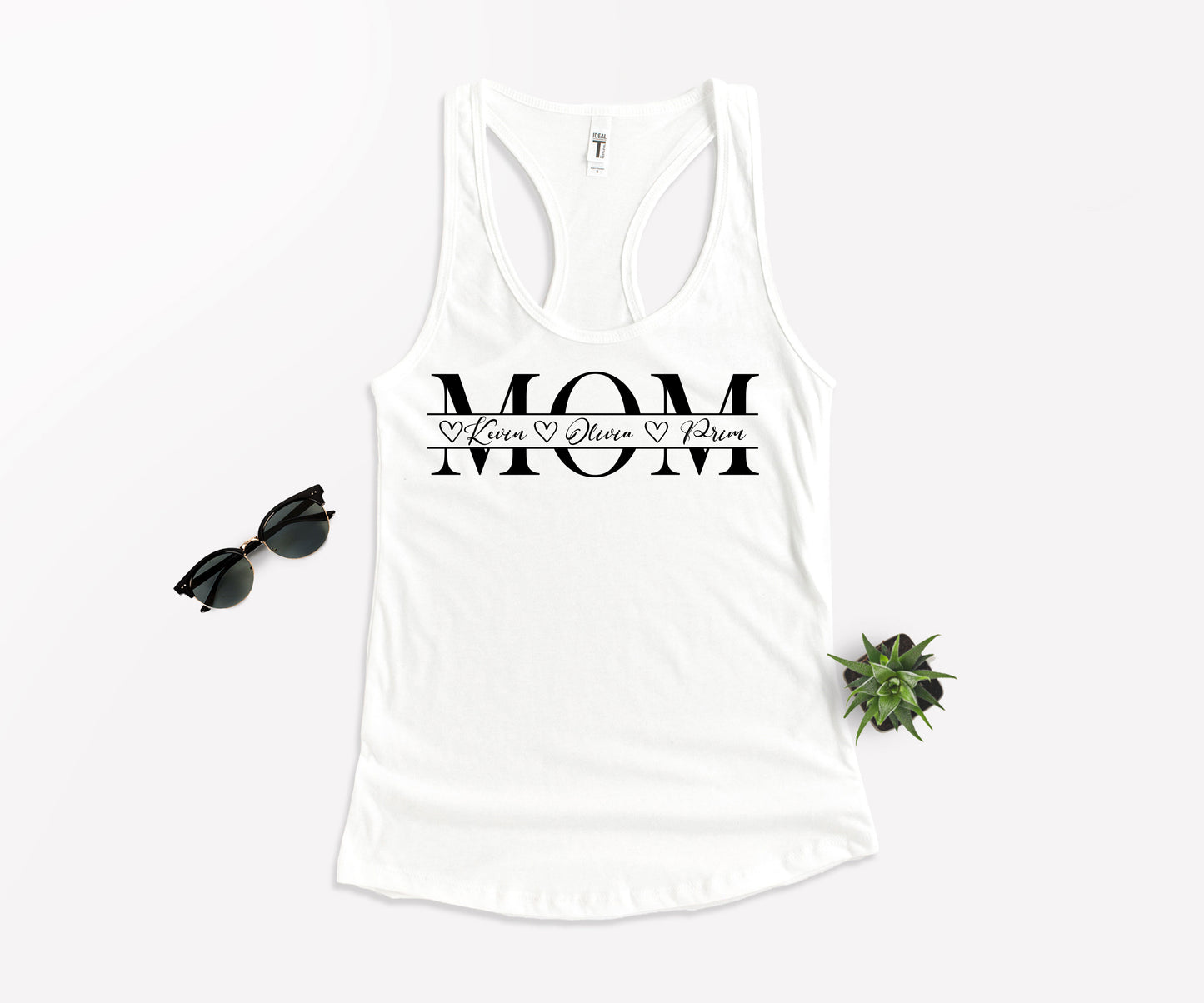 Mama Shirt with Kids Names, Personalized Mom Shirt, Names Mom Shirt-newamarketing