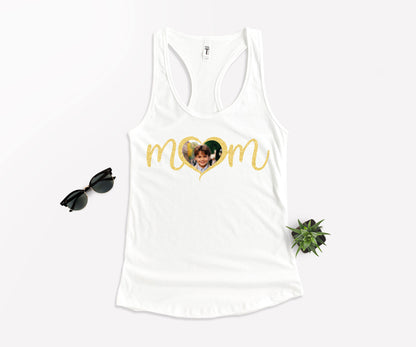 Custom Photo Mom Shirt, Mother Day Photo Shirt, Custom Mama Shirts-newamarketing