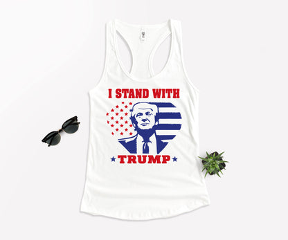 I Stand with Trump Shirt, Political Shirt, Trump Shirt-newamarketing
