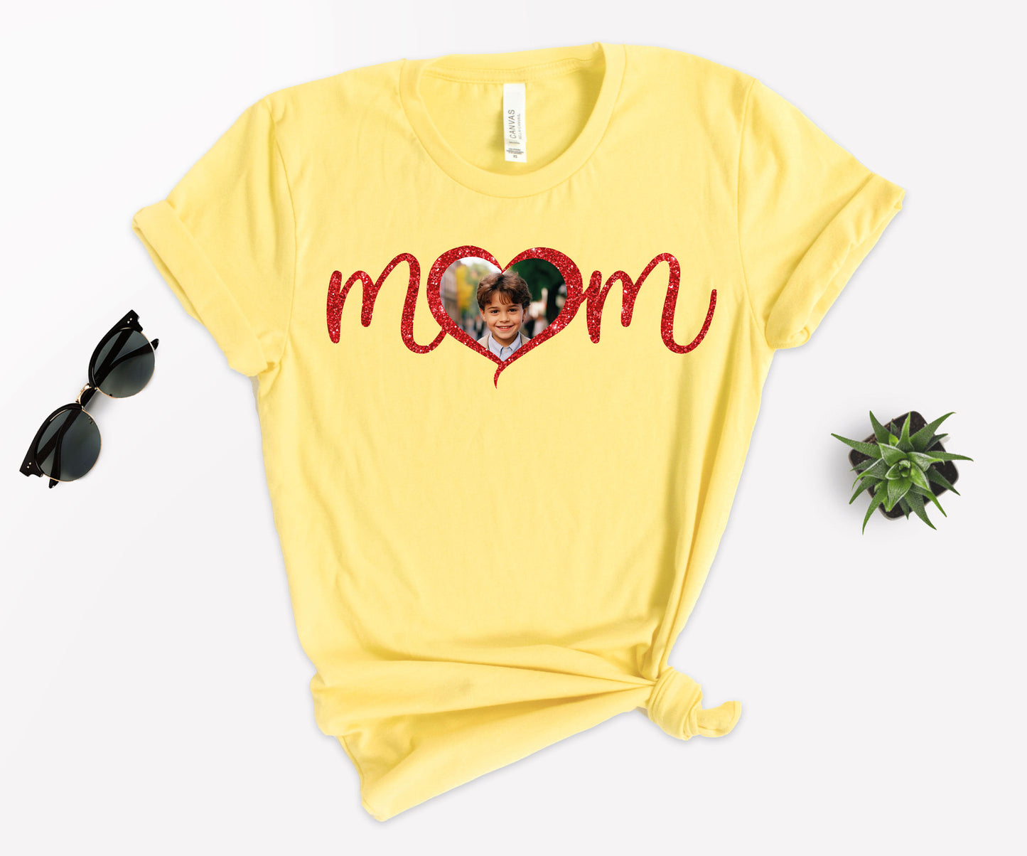 Custom Photo Mom Shirt, Mother Day Photo Shirt, Custom Mama Shirts-newamarketing