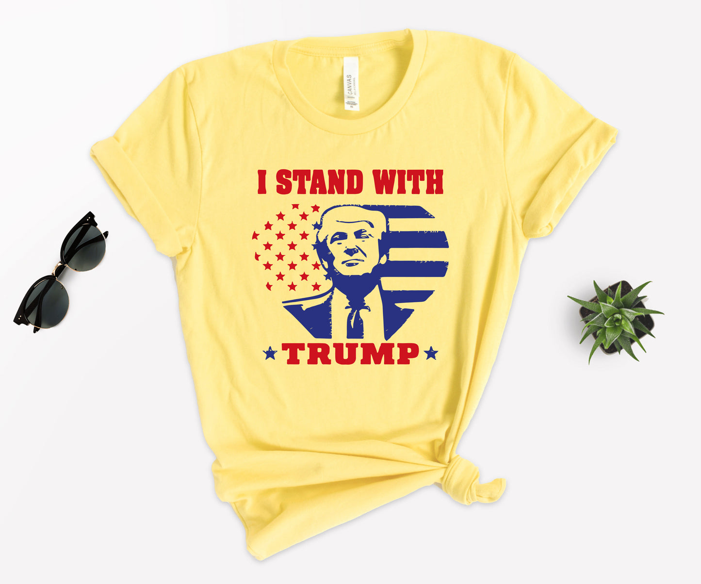 I Stand with Trump Shirt, Political Shirt, Trump Shirt-newamarketing